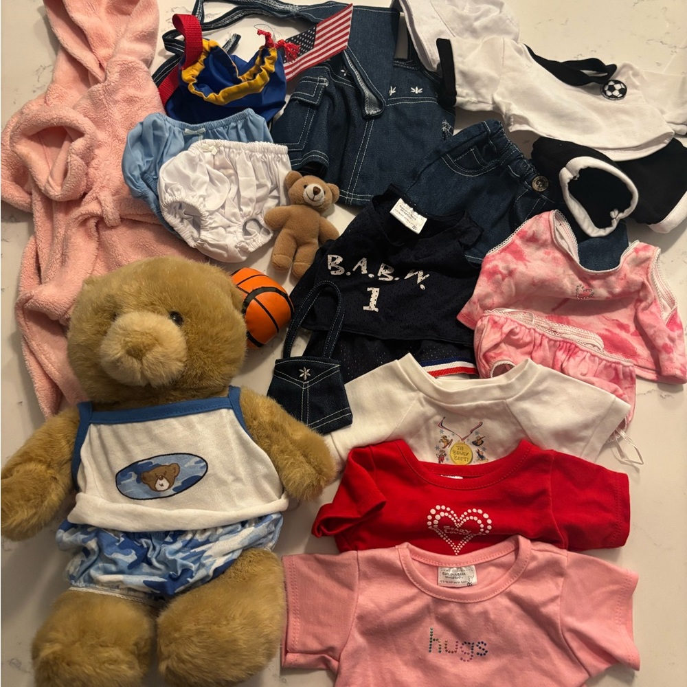 Assorted Baby Doll Clothes and Accessories